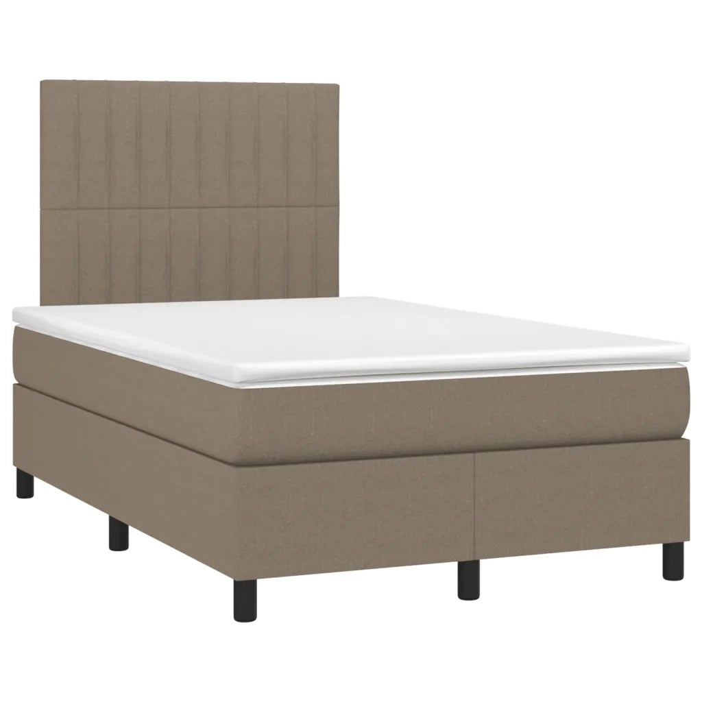 Giroletto a Molle con Materasso Tortora 120x190 cm in Tessutocod mxl 91983