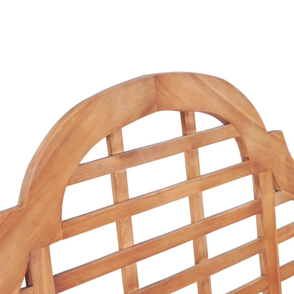 Panchina da Giardino | Panca da Giardino 127x58,5x92,5 cm in Legno Massello di Teak