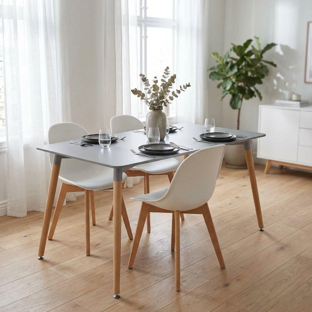 Tavolo da Pranzo in Plastica cm 120x80x75 - LYON