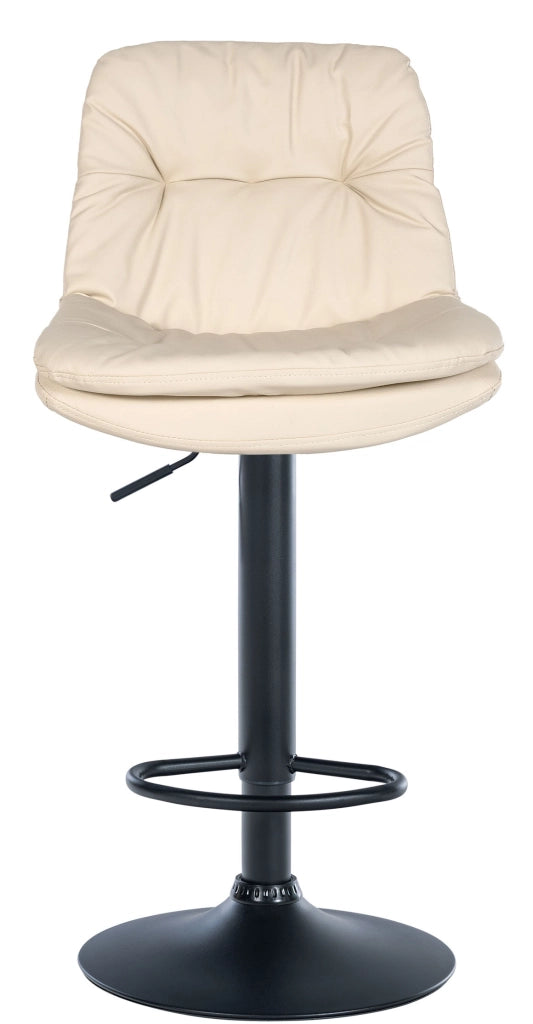 Barhocker Laurel Kunstleder schwarz