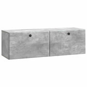 Mobile Porta TV da Muro 98 x 31 x 30 cm Grigio Cemento