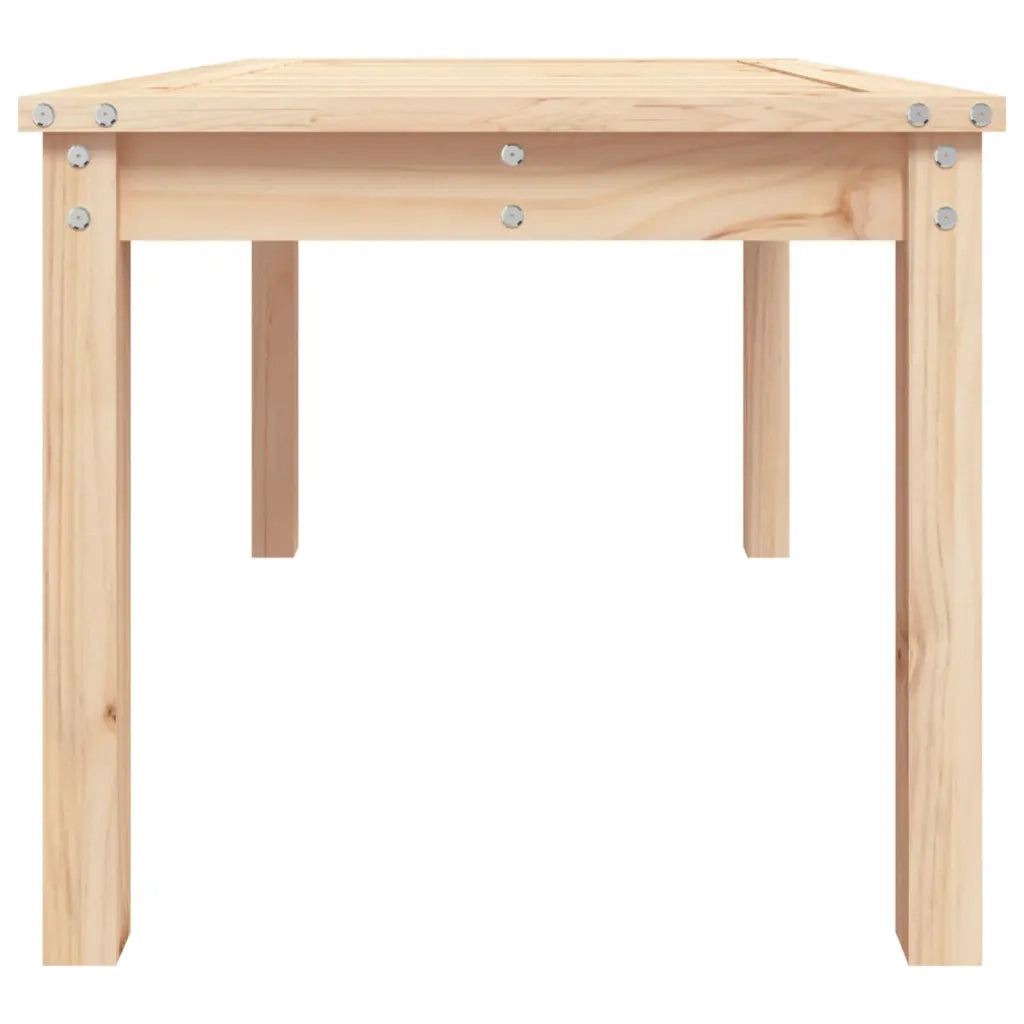 Tavolo da Giardino | Tavolino da esterno 82,5x50,5x45 cm in Legno Massello di Pino