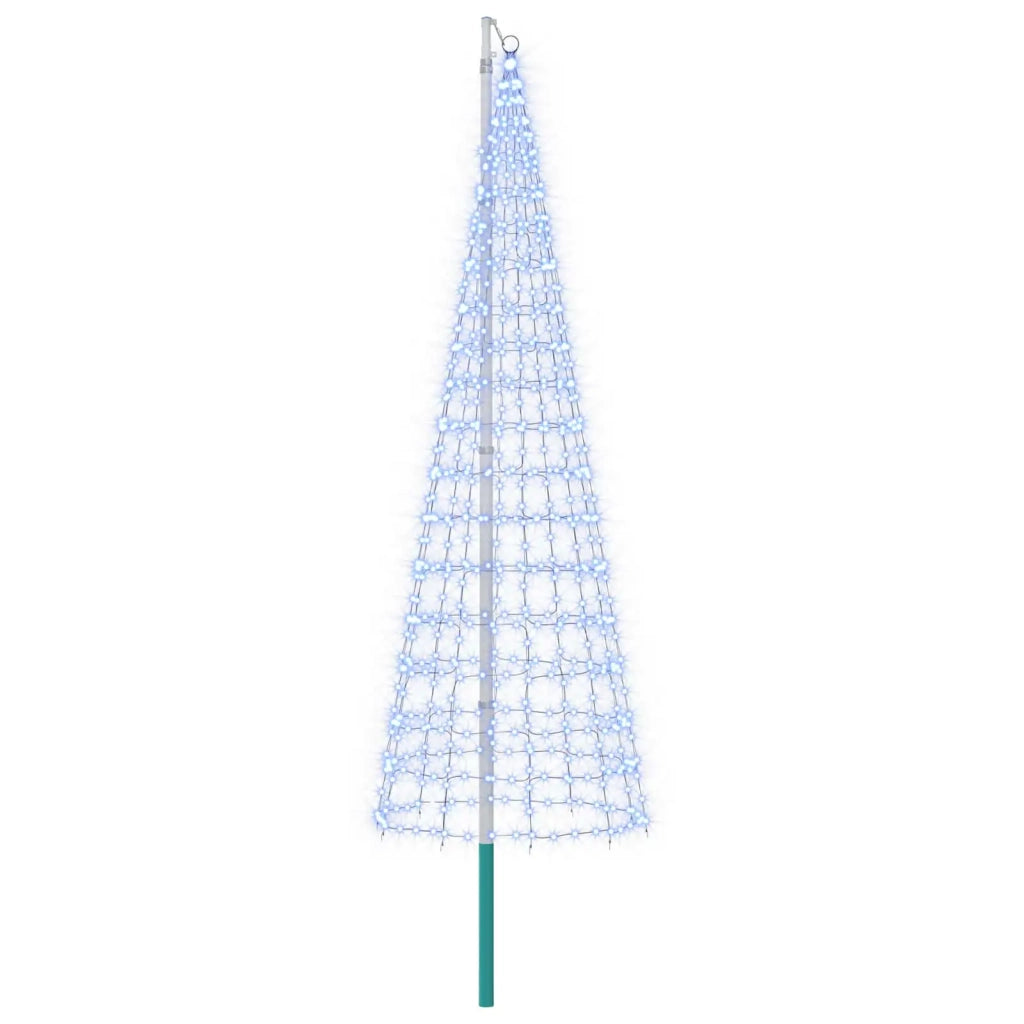 Luci per albero di Natale con picchetti e asta per bandiera 3468891