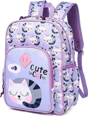 Zak per bambino, 11,5L zaino leggero per bambina, borsa per bambini impermeabile con cintura riflettente, zaino per bambini con tasche elastiche per la scuola materna