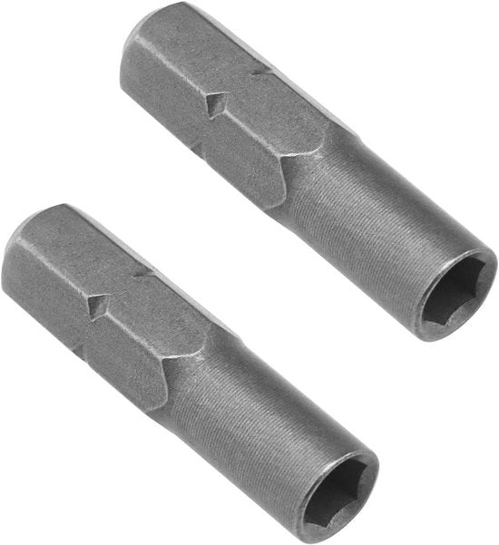 Adattatore per chiavi a 6,35 mm per 4 mm, set da 2 pezzi.