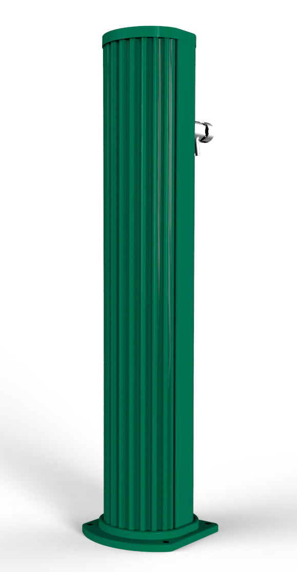 Fontana Lavapiedi da Giardino con Rubinetto Temporizzato Arkema Jolly Verde