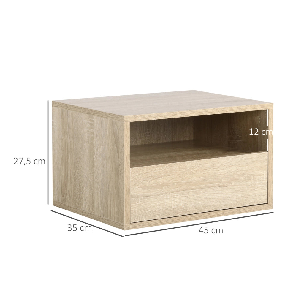 Comodino ¨C zephmum ¨C Effetto Rovere Chiaro