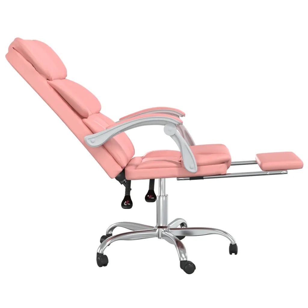 Poltrona da Ufficio Reclinabile Rosa in Similpelle cod mxl 8305