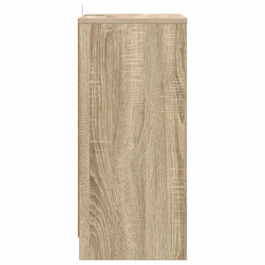 Set di 2 Comodini | Armadio da Notte | Mobiletto da notte Rovere Sonoma 40 x 30 x 467 cm Legno multistrato
