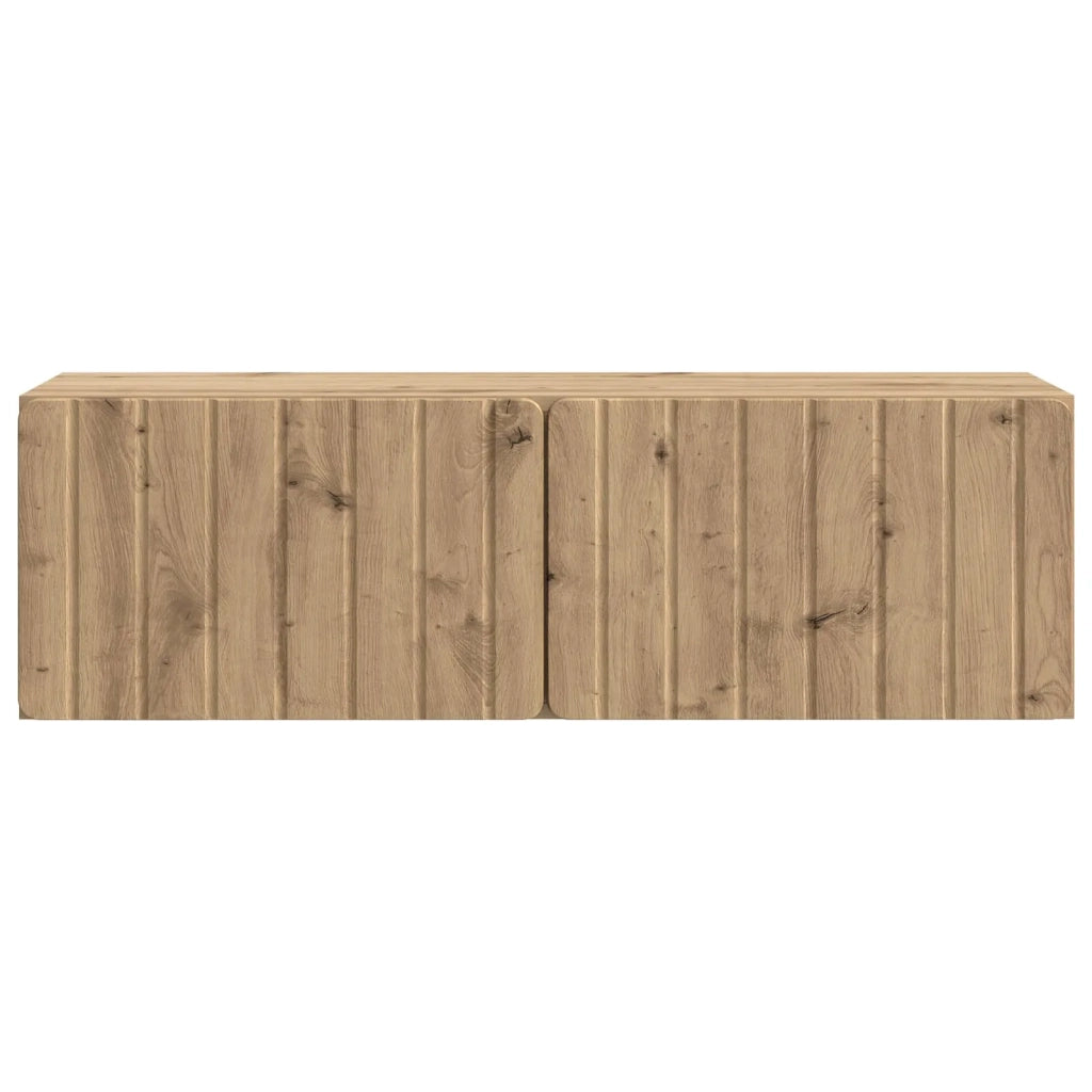 Mobile Porta TV da Muro Rovere Artigianale 98 x 31 x 30 cm 898394