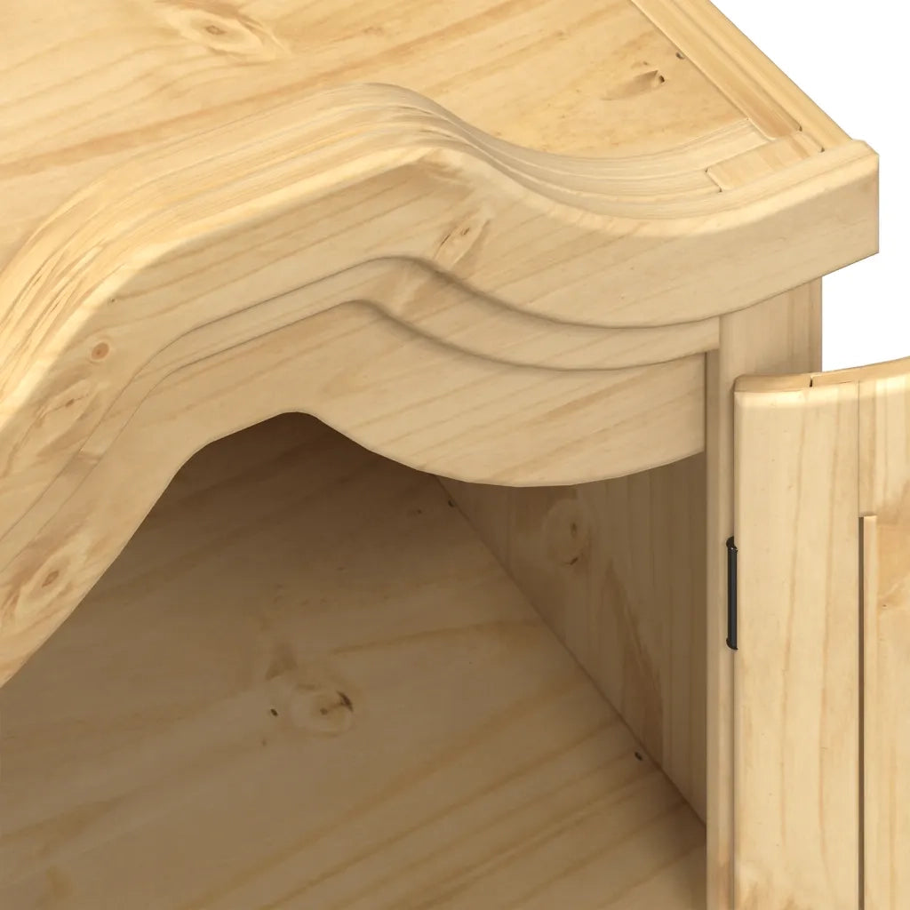 Armadio Corona 55x52x170 cm in Legno Massello di Pino CFW2483910