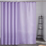 Douchegordino extra lunghezza, tenda da bagno, impermeabile, antibatterico, tessuto, largo, 244 x 200 cm, viola con 16 ganci