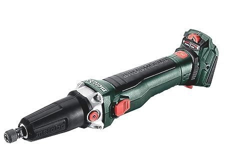 Metabo 600826840 GVB 18 LTX BL Smerigliatrice diritta a batteria 18 V motore brushless velocita' variabile 8000-28000 giri-min impugnatura sottile peso 1 4 Kg colore Nero