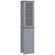 Mobile Bagno Sospeso con Anta Acrilica ¨C zephmum ¨C Grigio 60x30x