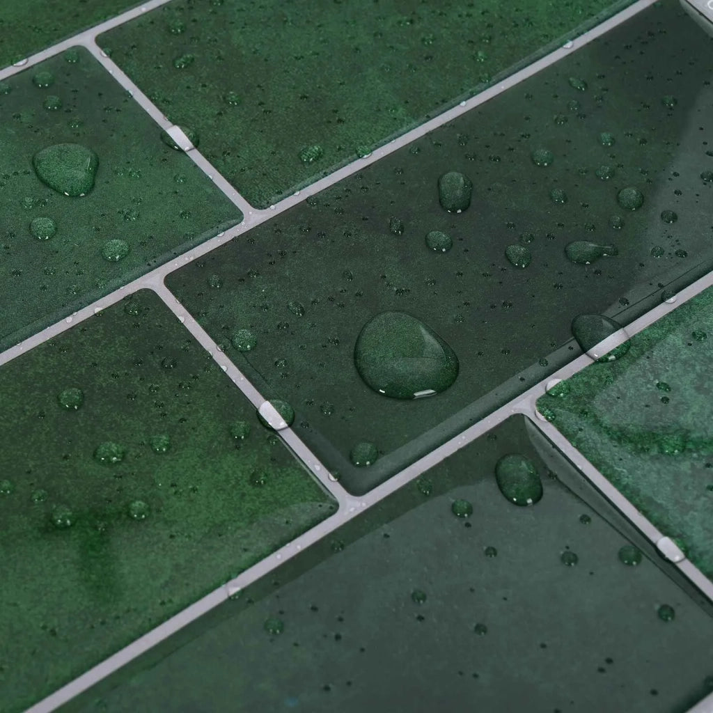 Piastrella subway 20 pz Verde Scuro 29 x 21 cm CFW6420729