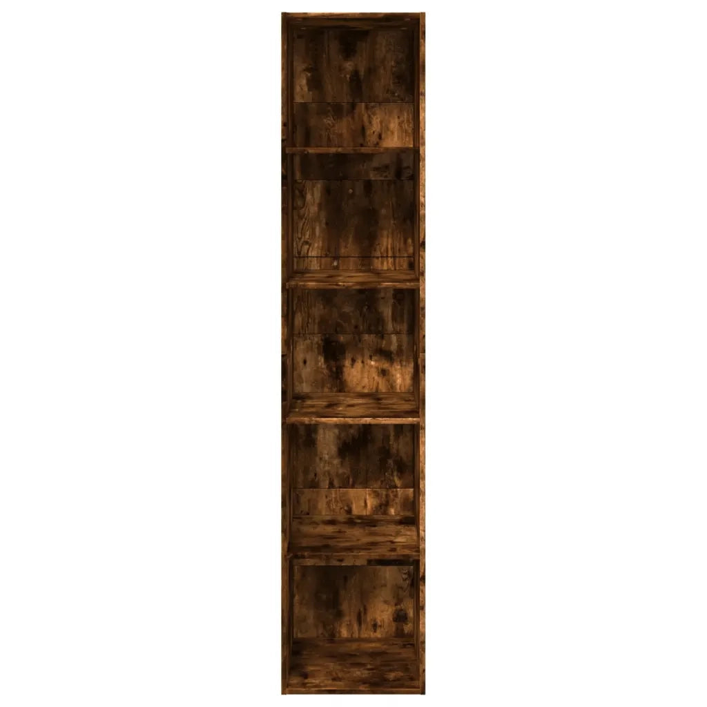Libreria Rovere Fumo 40x30x189 cm in Legno Multistrato
