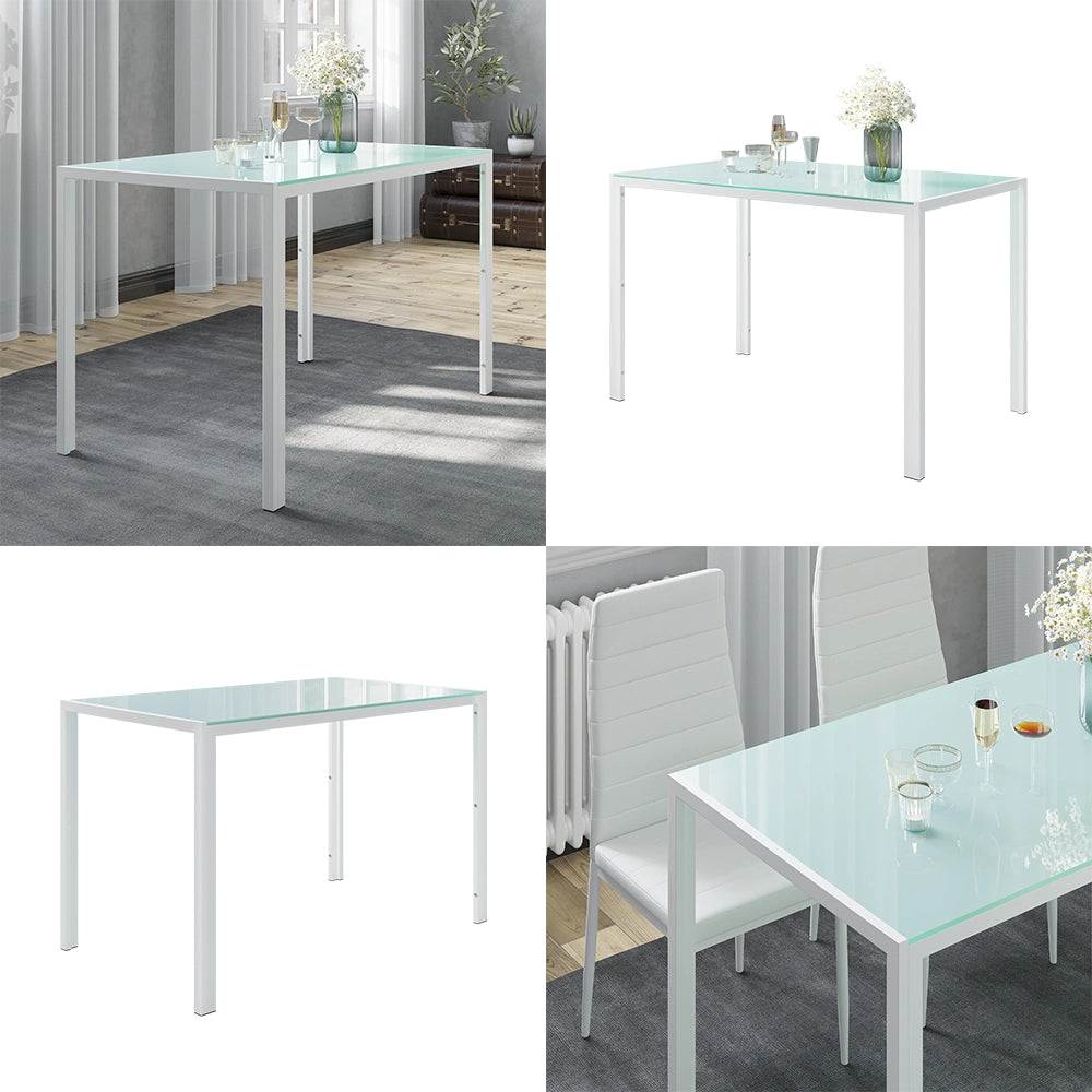 Vicco Tavolo da pranzo Bianco 120 x 75 cm