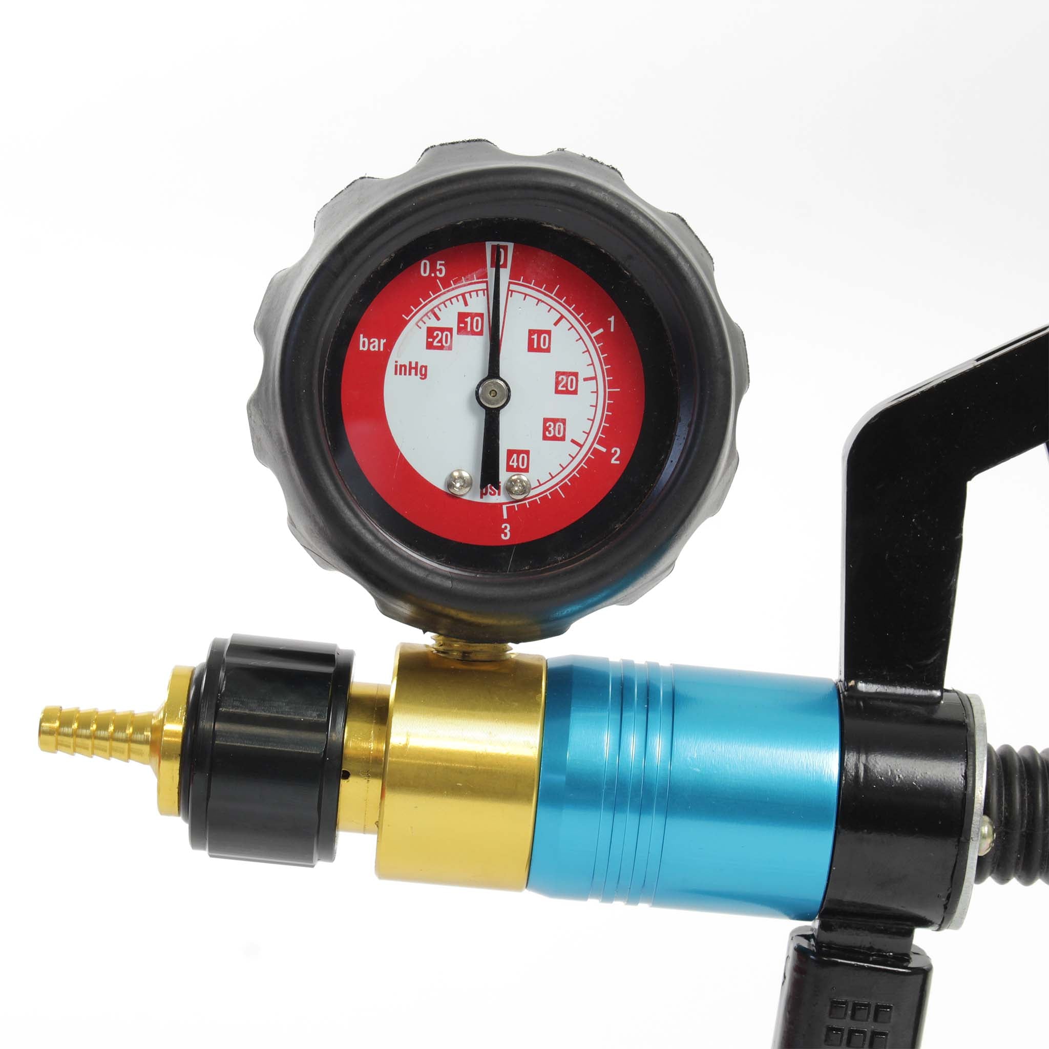 Set di pompe a vuoto e a pressione per lo spurgo manuale dei freni