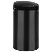 Pattumiera Automatica con Sensore 40 L Acciaio al Carbonio Nero 322699