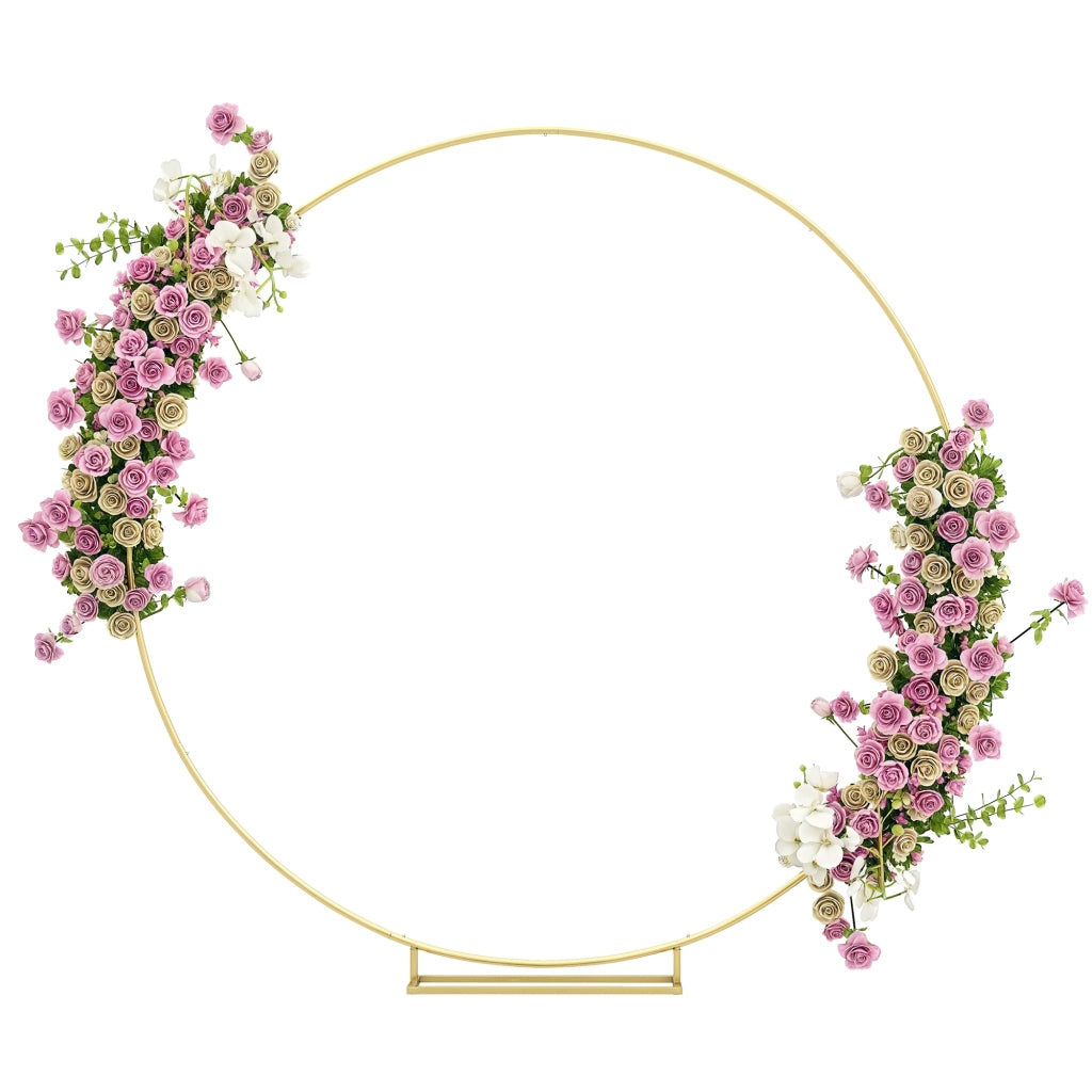 Arco da Giardino in Metallo per Rose e Matrimoni ¨C zephmum ¨C Dorato 230x28x234 cm
