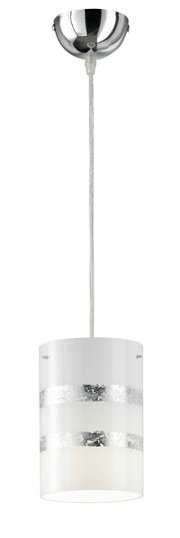 Lampada a Sospensione da Interno  E27 in Metallo Cromo