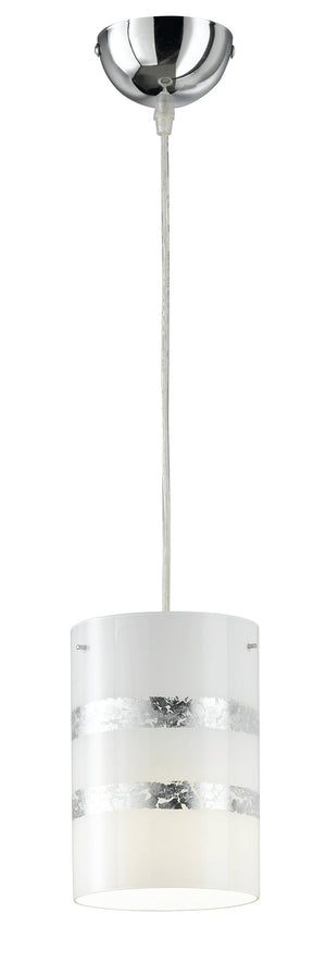 Lampada a Sospensione da Interno  E27 in Metallo Cromo