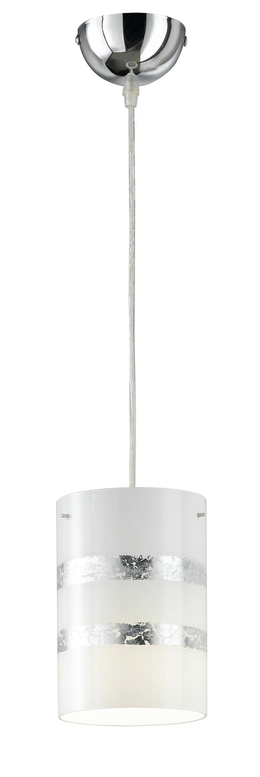 Lampada a Sospensione da Interno  E27 in Metallo Cromo