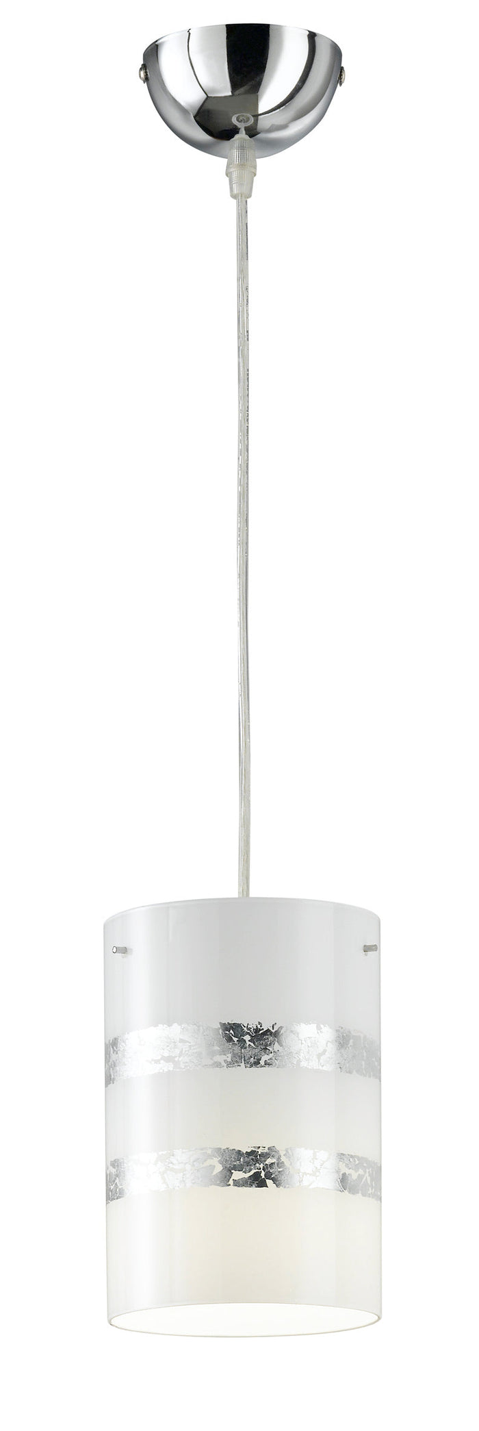 Lampada a Sospensione da Interno  E27 in Metallo Cromo