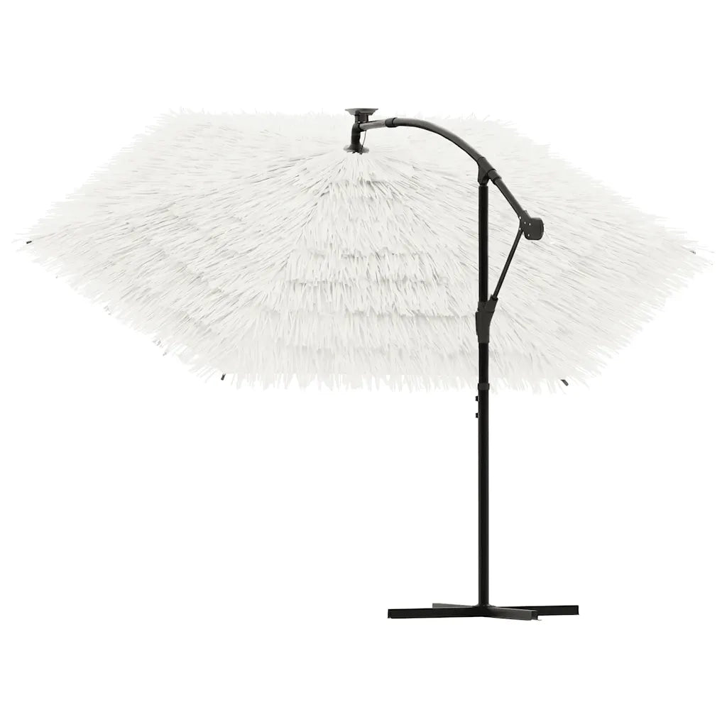 Ombrello | Parasolne Giardino con Palo in Acciaio Bianco 290x290x238 cm