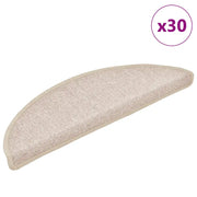 Tappetini per Scale 30 pz Tortora 56x17x3 cm