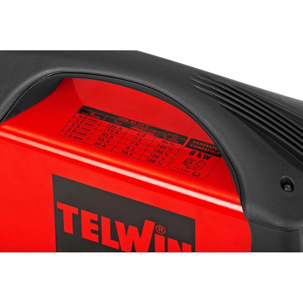 SALDATRICE INVERTER AD ELETTRODO MMA FORCE 205 VALIGETTA PLASTICA 200A TELWIN
