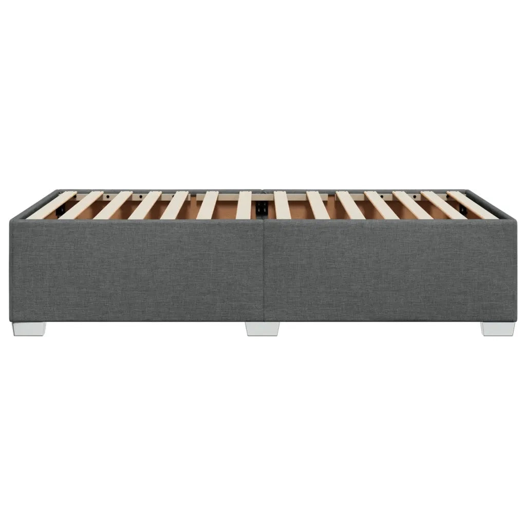 Giroletto senza Materasso Grigio Scuro 90x200 cm Tessuto