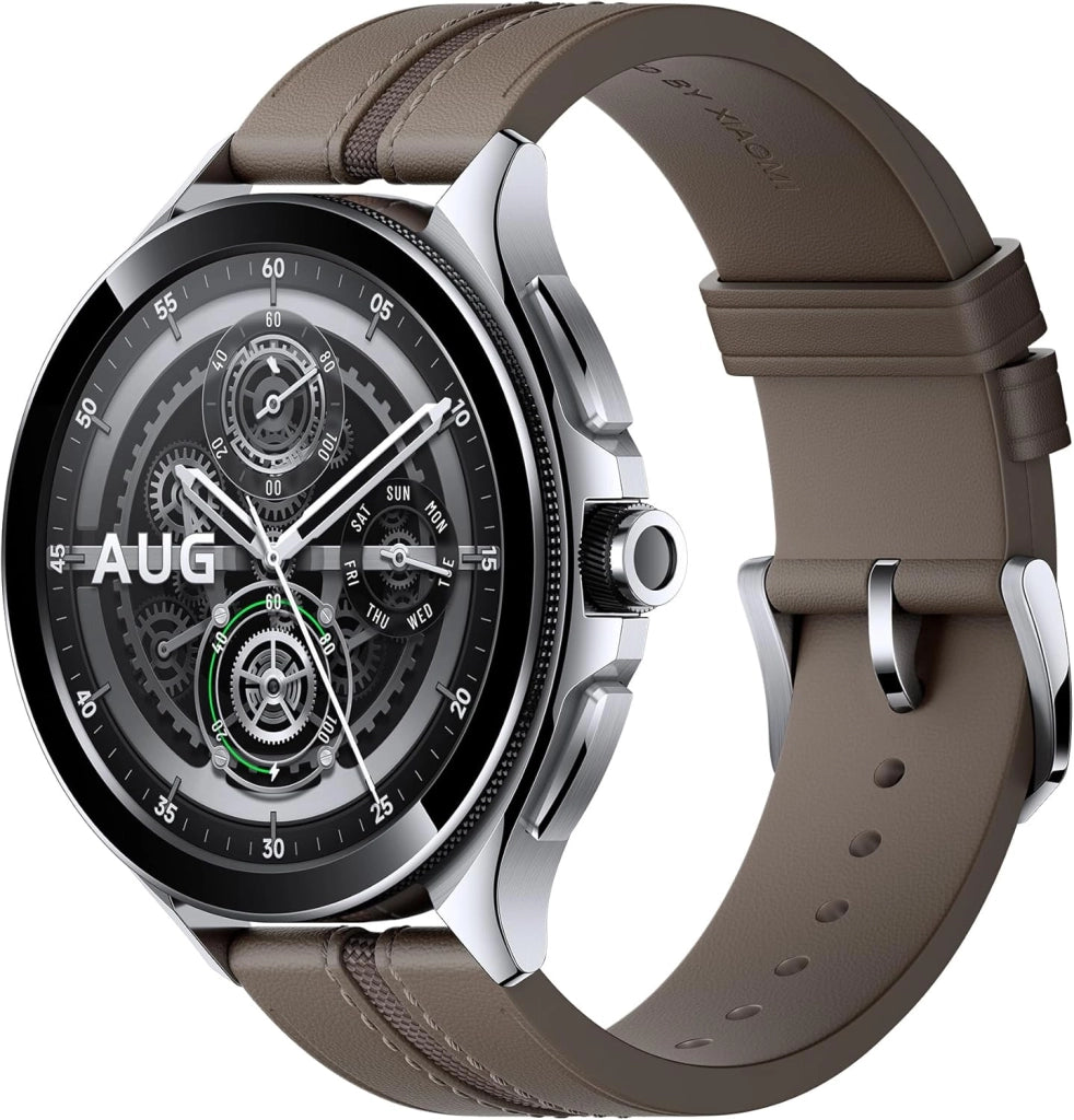 Watch 2 Pro, Smartwatch Bluetooth, Google WearOS, Schermo AMOLED 1.43", Acciaio inossidabile, Processore Snapdragon W5+Gen1, Monitoraggio SpO2, Frequenza Cardiaca, Sonno, GPS integrato