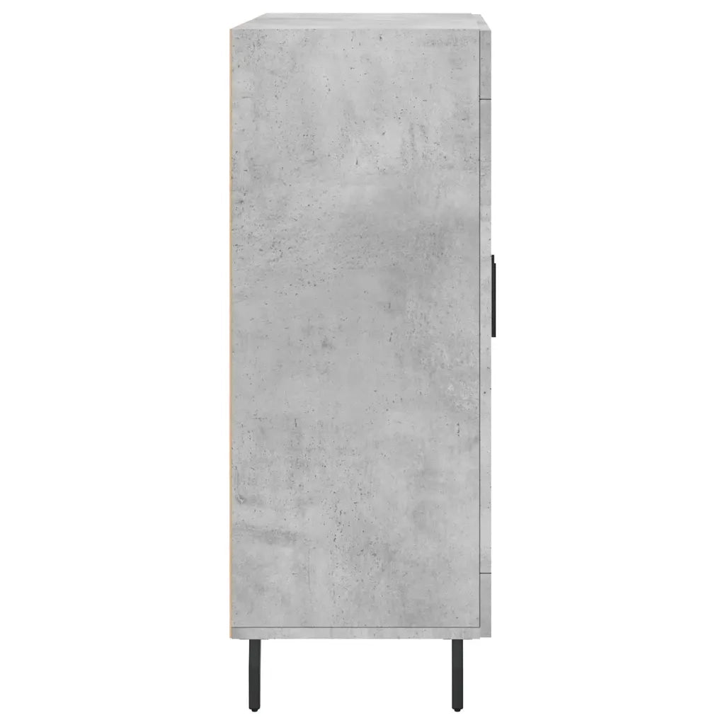 Credenza-Buffet-Armadio da cucina Grigio Cemento 69,5x34x90 cm in Legno Multistrato 703777