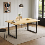 Tavolo da pranzo allungabile 220x80 cm colore rovere – 3 lunghezze