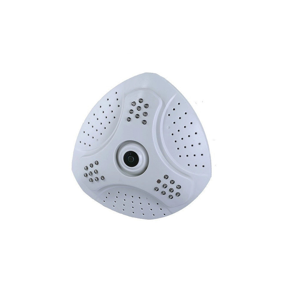 Trade Shop - Telecamera Panoramica Fish Eye 360° Gradi Digitale Ahd Led Grandangolo Soffitto -