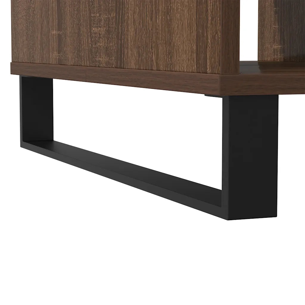 Tavolino Salotto Rovere Marrone 104x60x35 cm Legno Multistrato 827099