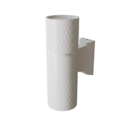 Maytoni Applique moderna Bowery 2 luci GU10 IP54 bianco alluminio