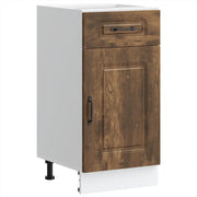 Mobile contenitore da cucina pratico realizzato in legno composito 40 x 46 x 81,5 cm finitura rovere affumicato 02_0049895