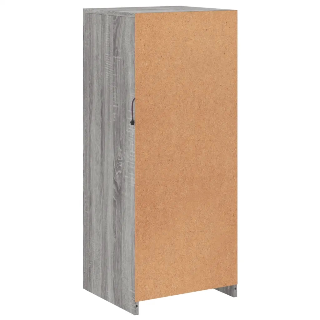Credenza con Luci LED-Buffet-Armadio da cucina Grigio Sonoma 41x37x100 cm 458314