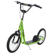 Trottinette per Bambini ¨C zephmum ¨C Verde, Acciaio, Grandi Pneus