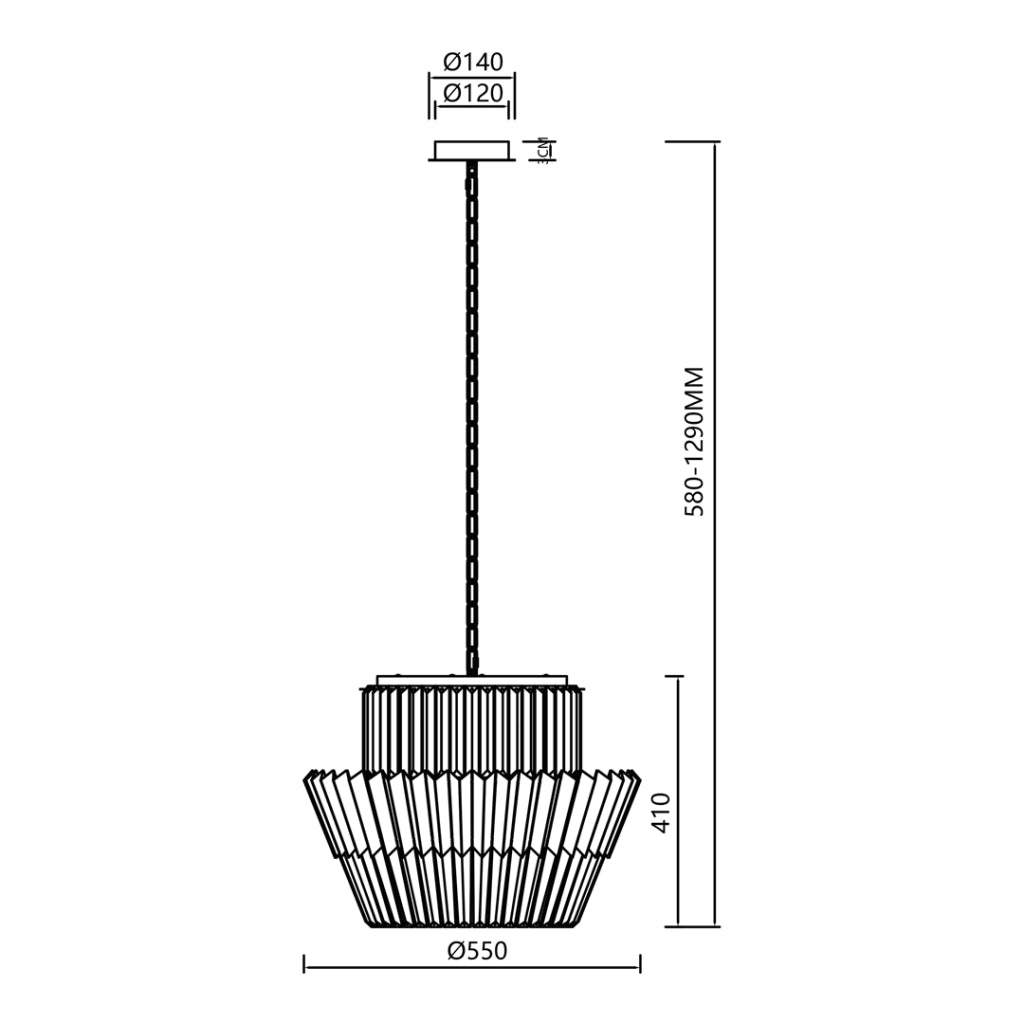 Lampadario cristallo Donna cromato glamour 12 luci E14 Milagro