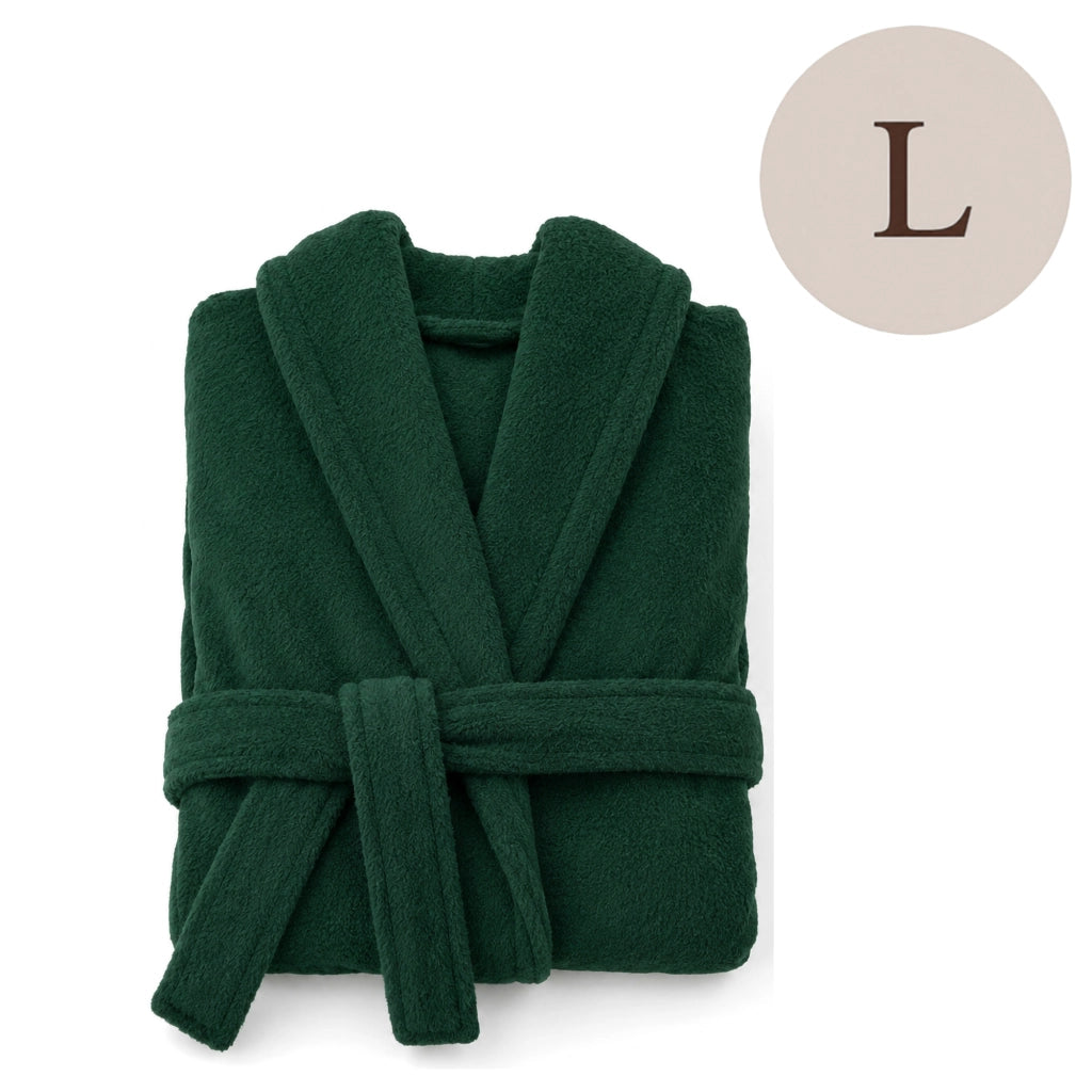 Satotite, Accappatoio 100% Cotone con Cappuccio, Verde