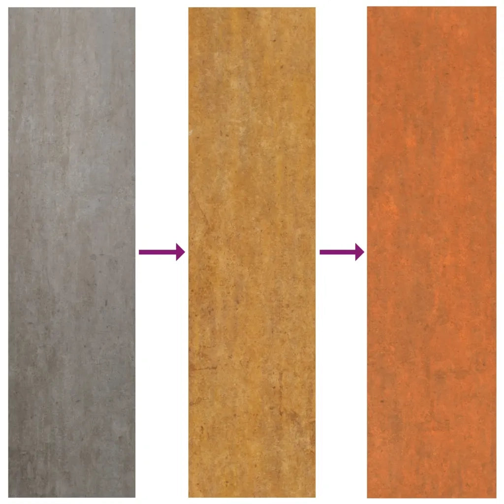 Pannelli per Tetti 36 pz Ruggine 60x44 cm in Acciaio Corten 151971