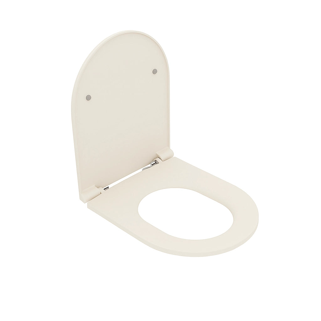 SEDILE WC SOFT CLOSE INFINITY PER FILOMURO Avorio Opaco coprivaso copriwater NYMO