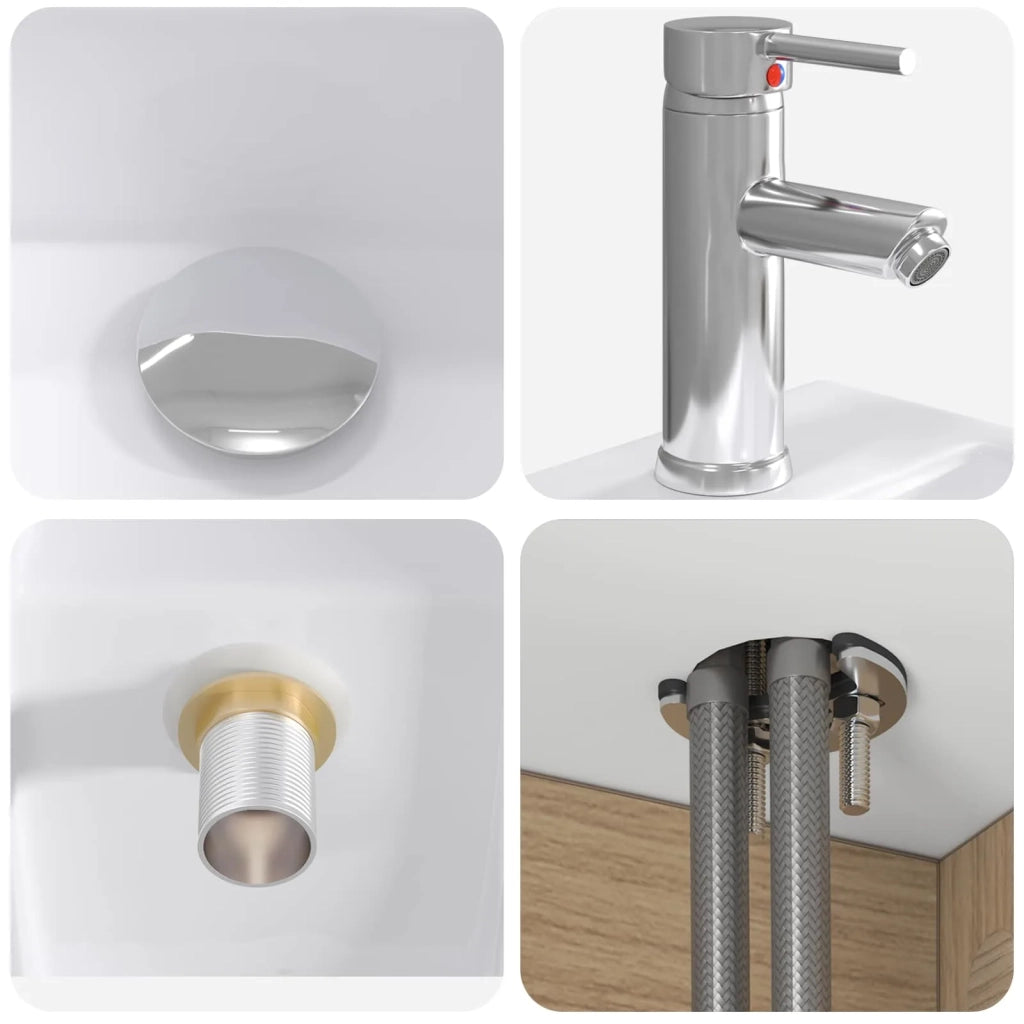 Set di mobili per il bagno 2 pz Rovere Artigianale 3406132