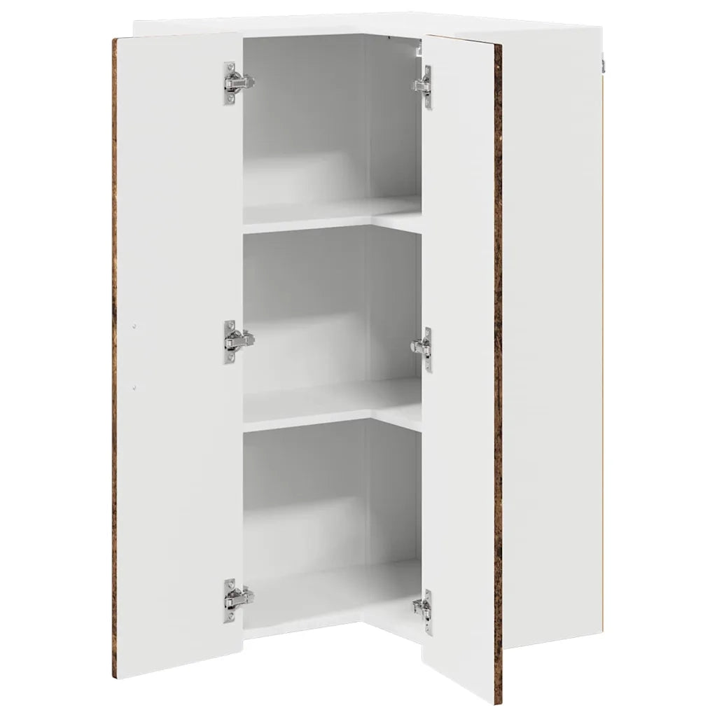 Mobile da cucina con lo scaffale-Armadio da cucina Legno vecchio 57 x 57 x 100 cm 444585