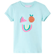 Maglietta da Bambina Acqua Chiaro 128cod mxl 85231