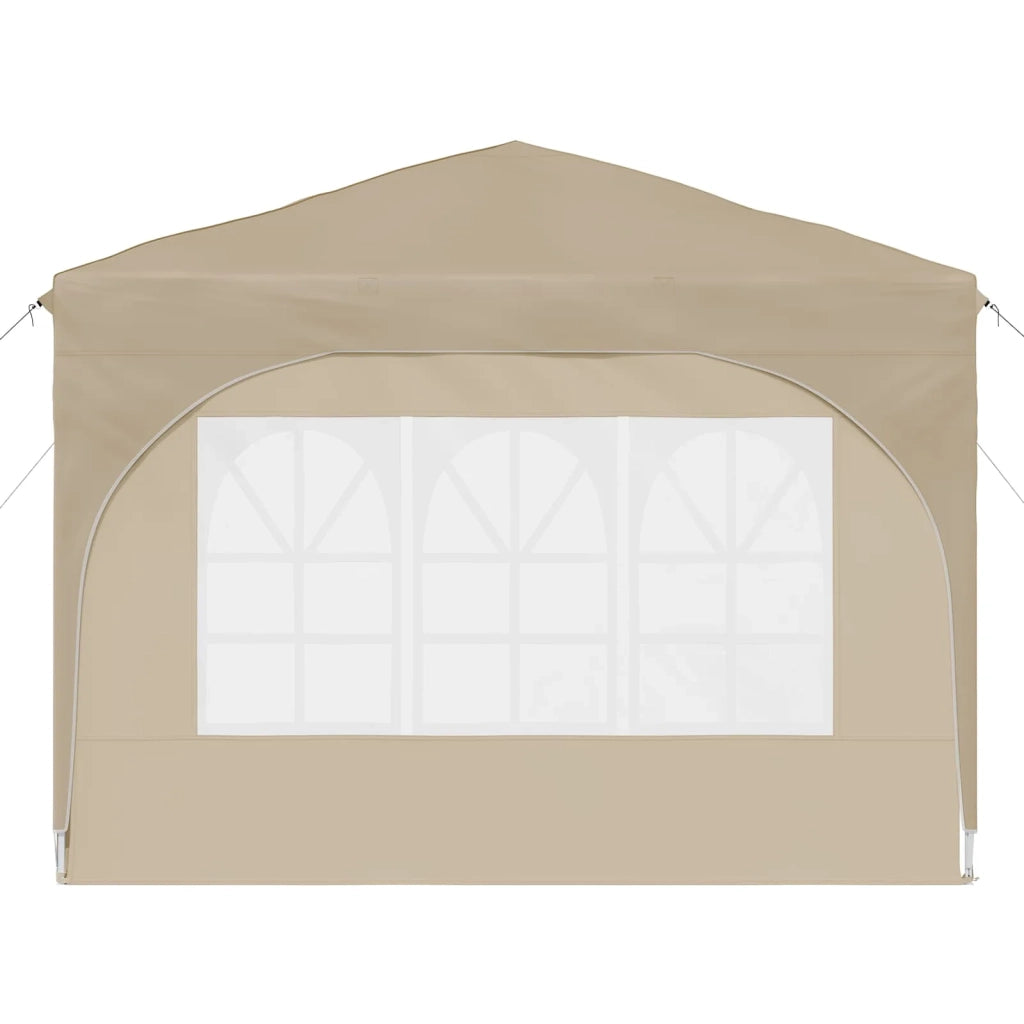 Tenda per feste a pop-up-Gazebo 290 x 290 x 245 cm Crema 831795