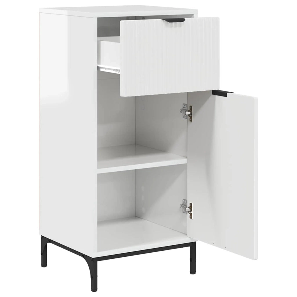 Mobile da Bagno Bianco Lucido 39,5 x 36 x 88 cm 883398